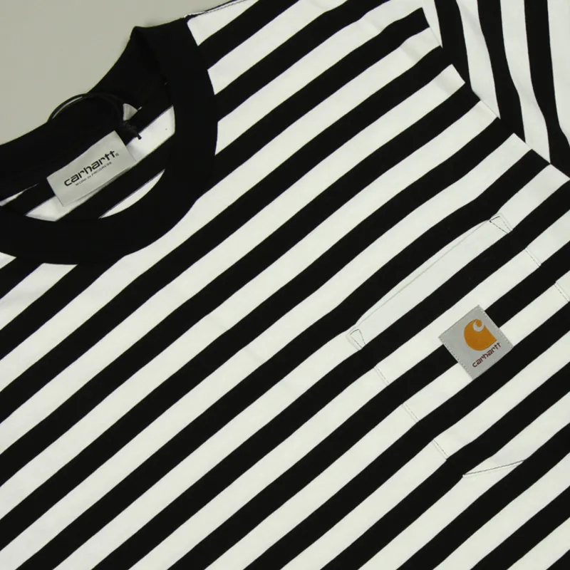 Carhartt WIP Scotty Pocket T-Shirt - Black/White-1